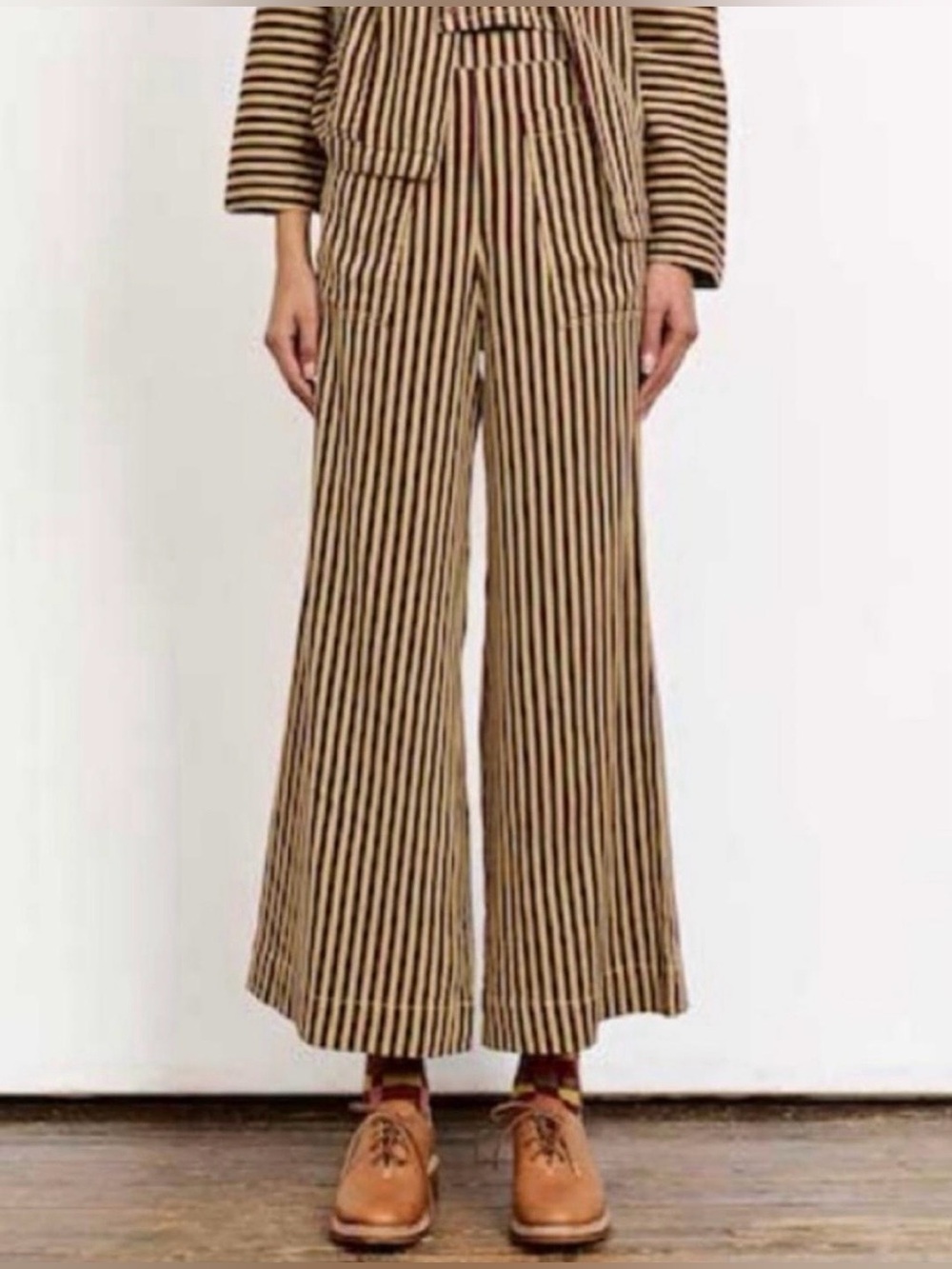 Ace & Jig Laura wide leg pant in trapeze